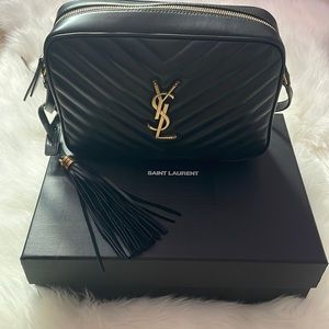 Authentic YSL Saint Laurent Lou camera bag BLACK, NEW